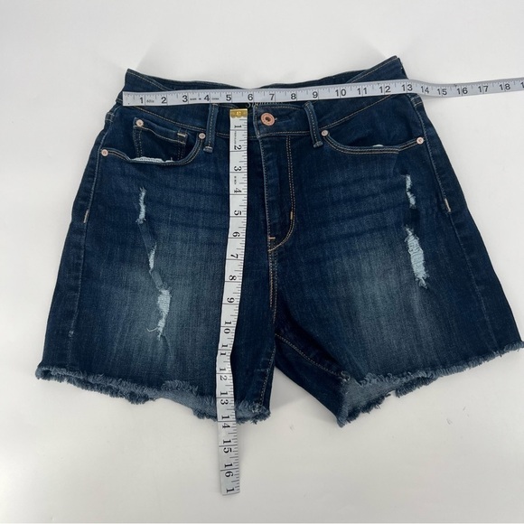 Signature By Levi Strauss High Rise Cut Off Jean Shorts Size 26 Women’s - Picture 5 of 5